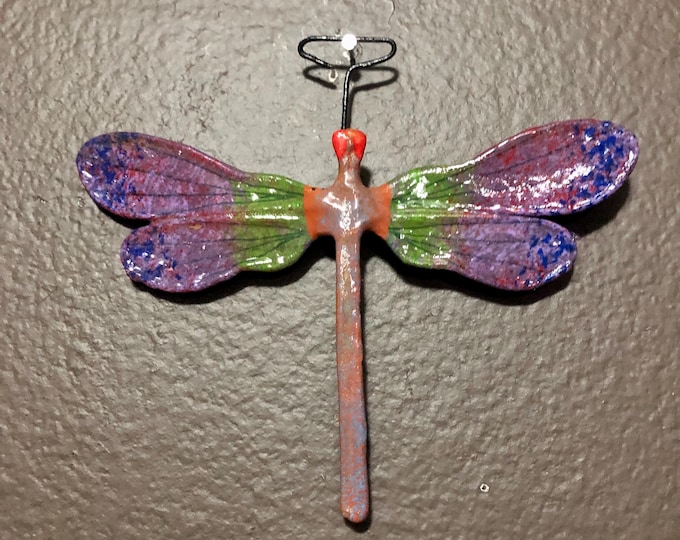 Paper Maché Dragonfly Wall Ornament from Izamal, Yucatán, Mexico