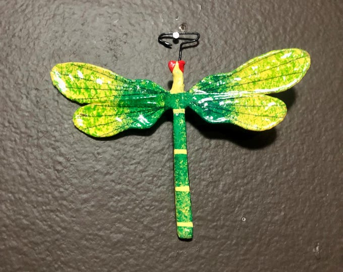 Paper Maché Dragonfly Wall Ornament from Izamal, Yucatán, Mexico