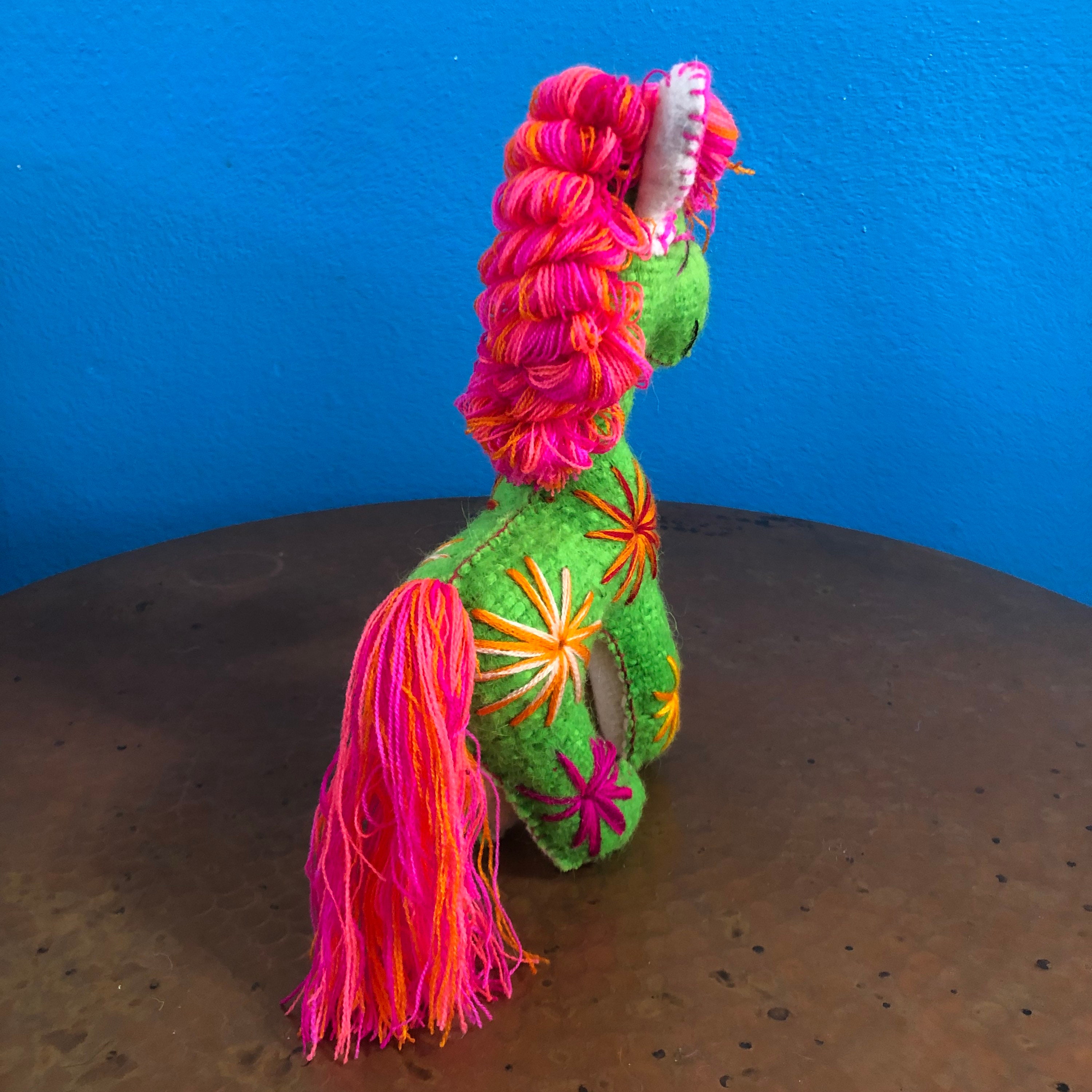 Hand Sewn Stuffed Animal Horse Plush Toy