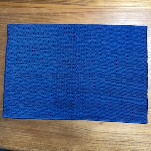 Handwoven Cotton Placemat from Otavalo, Ecuador- 18.75” x 12.5” (sold individually)