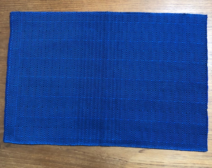 Handwoven Cotton Placemat from Otavalo, Ecuador- 18.75” x 12.5” (sold individually)