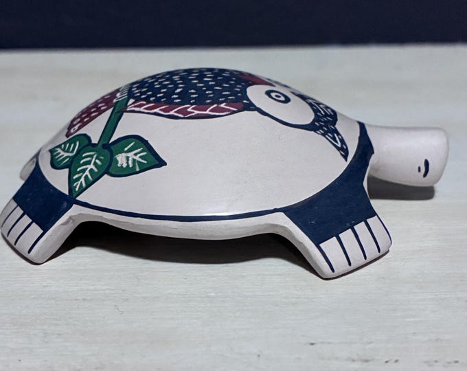 Mata Ortiz Ceramic Turtle by Martha Hernandez (Chihuahua, Mexico)
