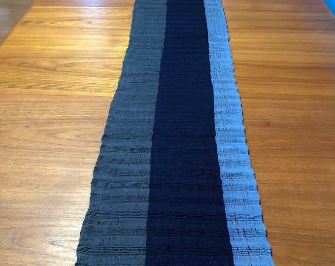 Handwoven Cotton Table Runner from Chiapas, Mexico - 72” x 11 1/2”