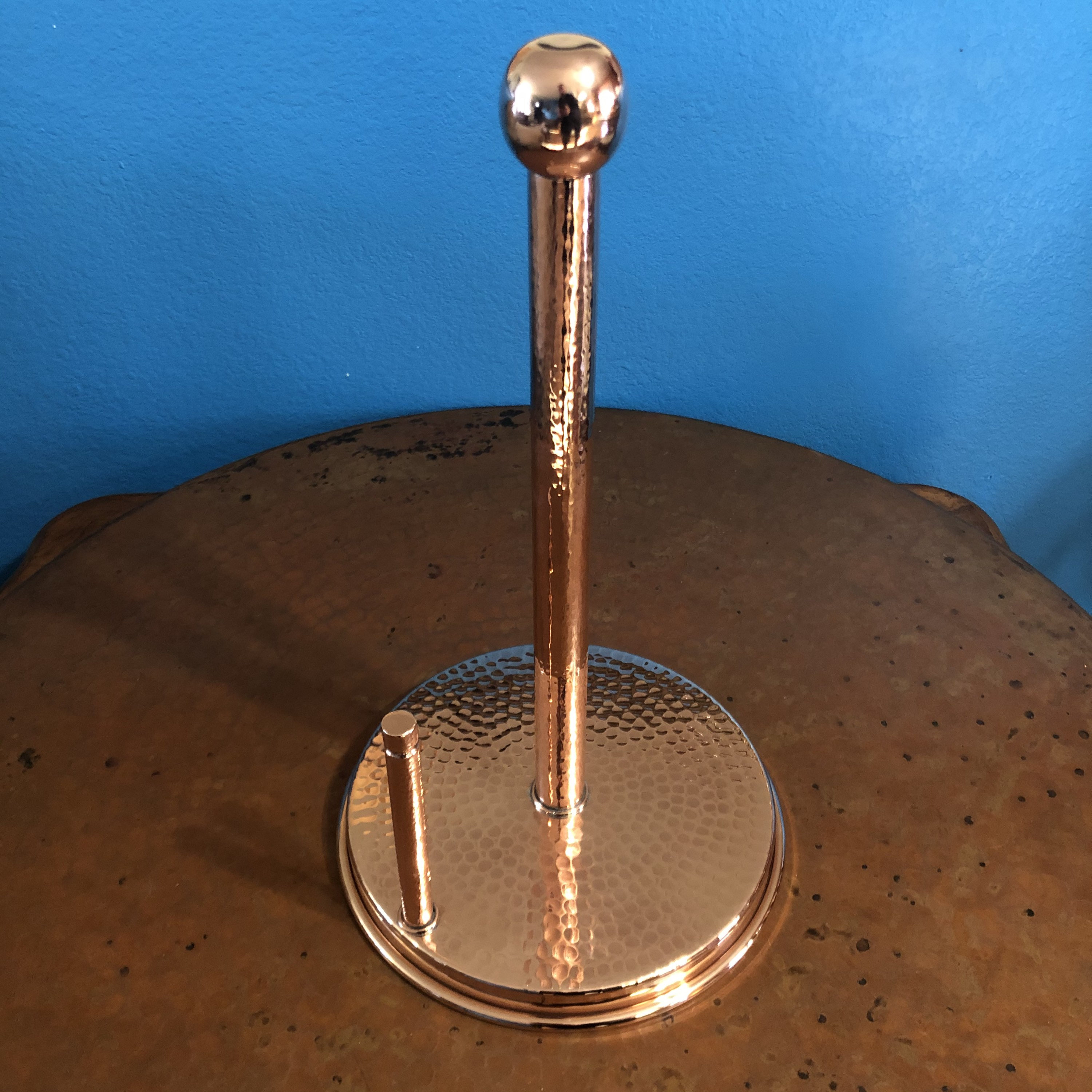 Creative Home Metal Paper Towel Holder with Copper Finish, NA