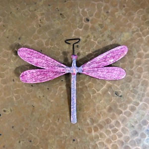 Handcrafted Paper Mache Dragonfly Ornament