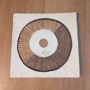Amate Bark Paper Wall Art (11 3/4&quot;x11 3/4&quot;)