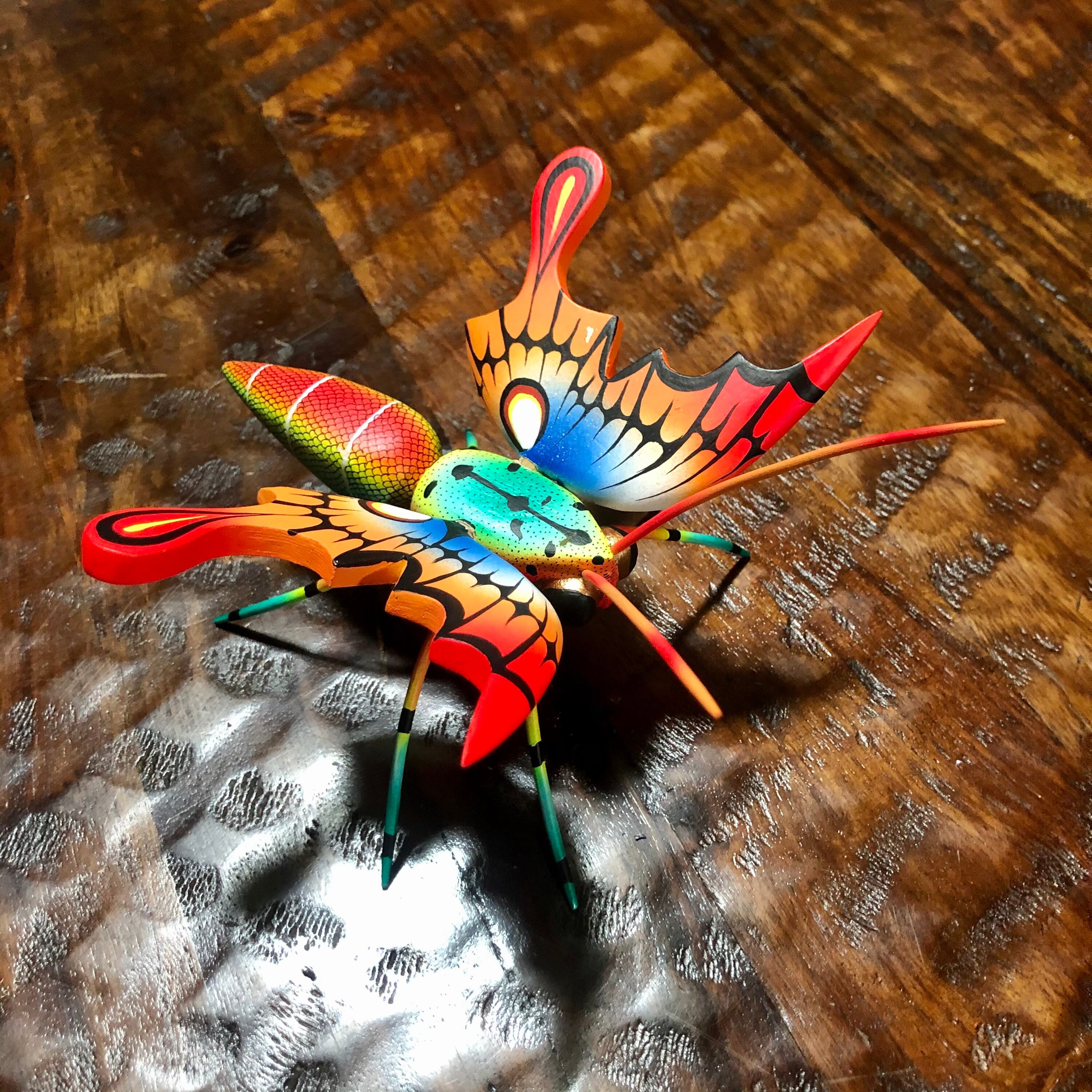 Alebrije Monarch Butterfly Handcrafted Wood Carving by Zeny Fuentes ...