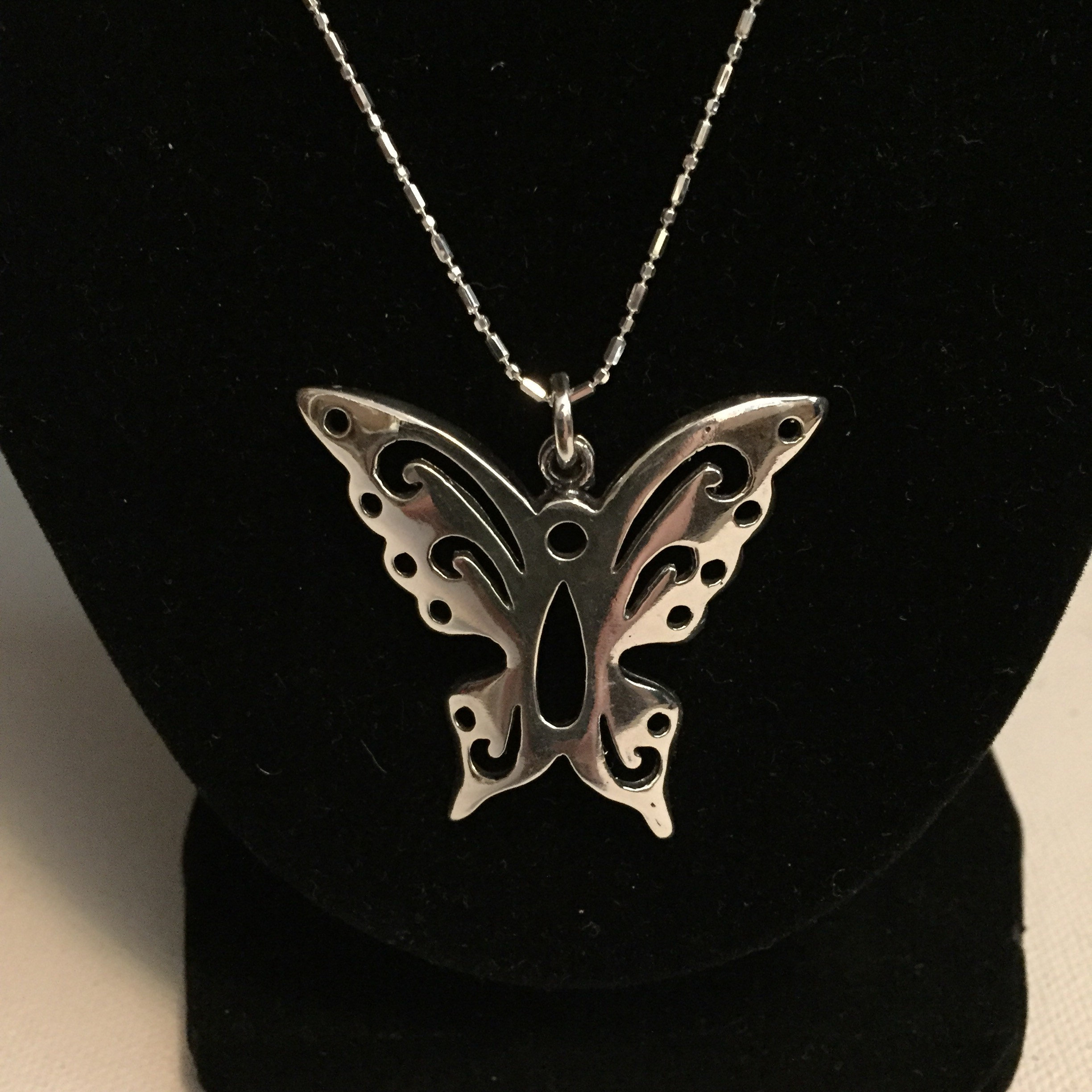 Sterling Silver Butterfly Pendant