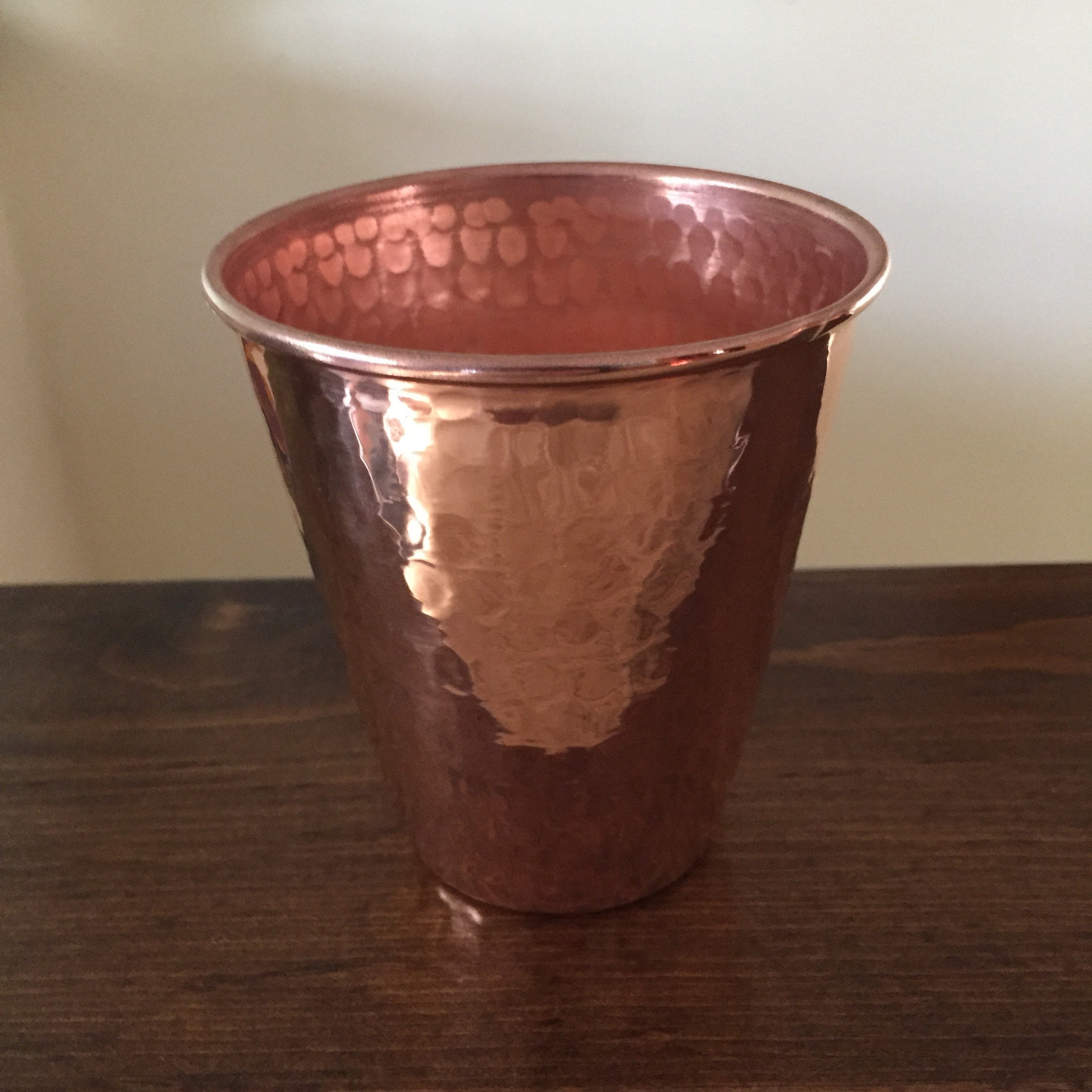 10oz Hammered Copper Tumbler