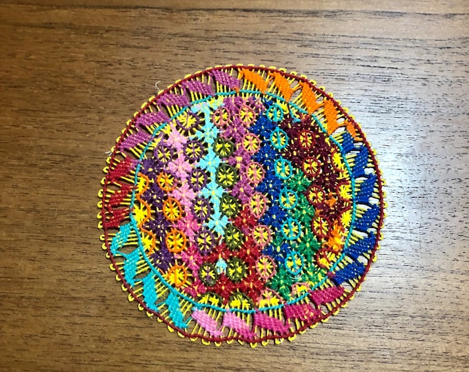 Ñandutí Lacework Art from Itauguá, Paraguay (4.5”)