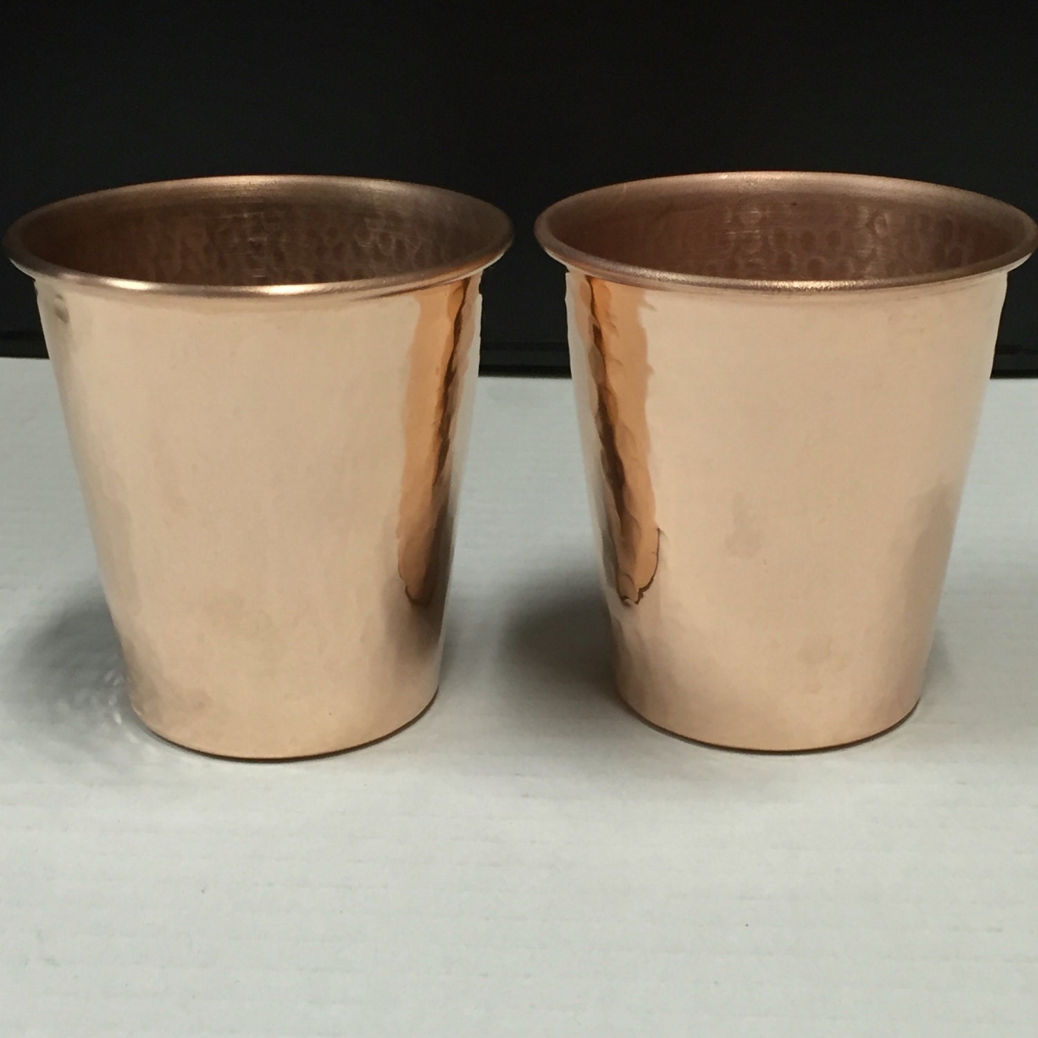 2pack of 14oz Moscow Mule Hammered Copper Tumbler