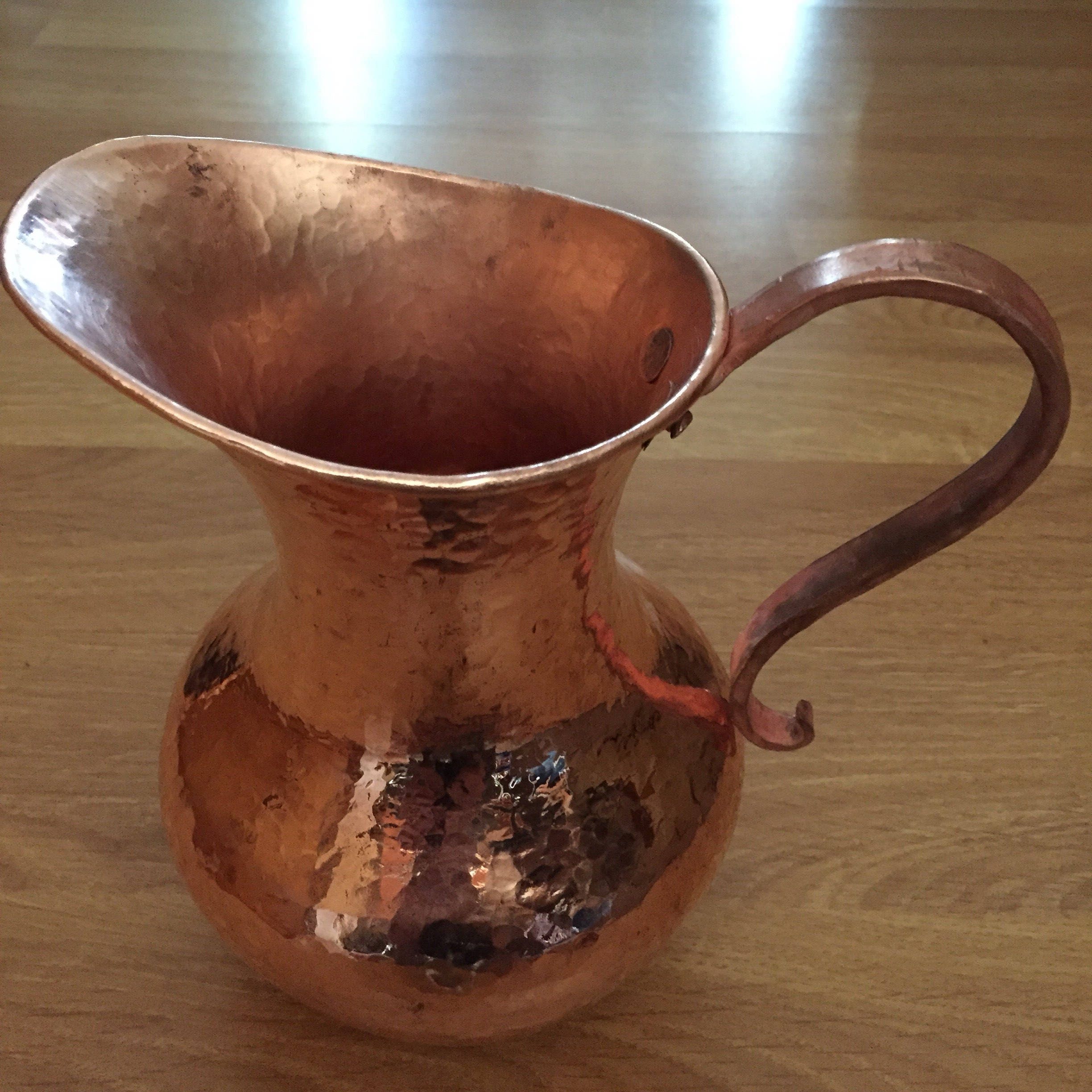 Hammered Copper Pitcher 1.5 Liters, 100 pure copper