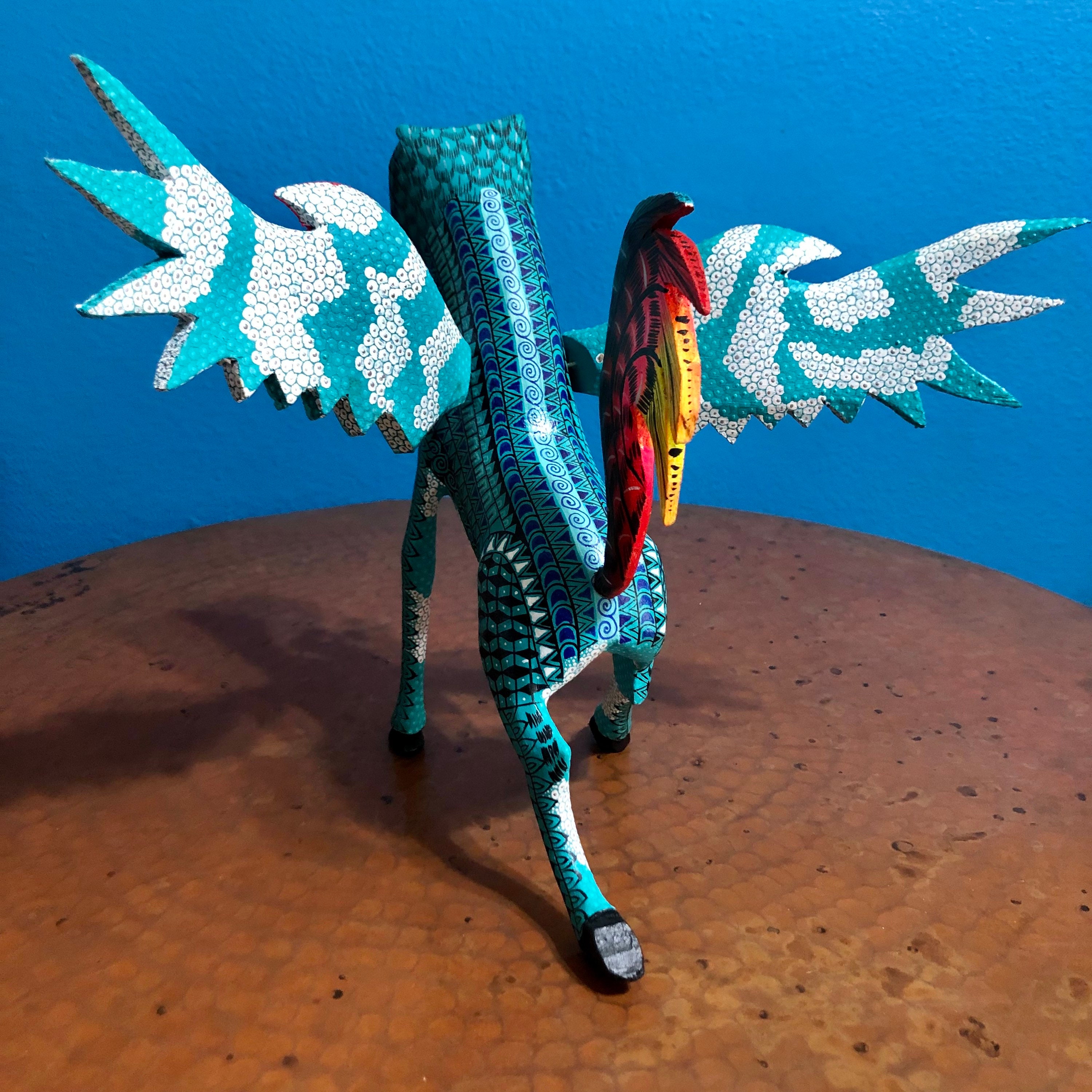 Alebrije Spirit Animal Wood Carving by Esperanza Martinez from Oaxaca