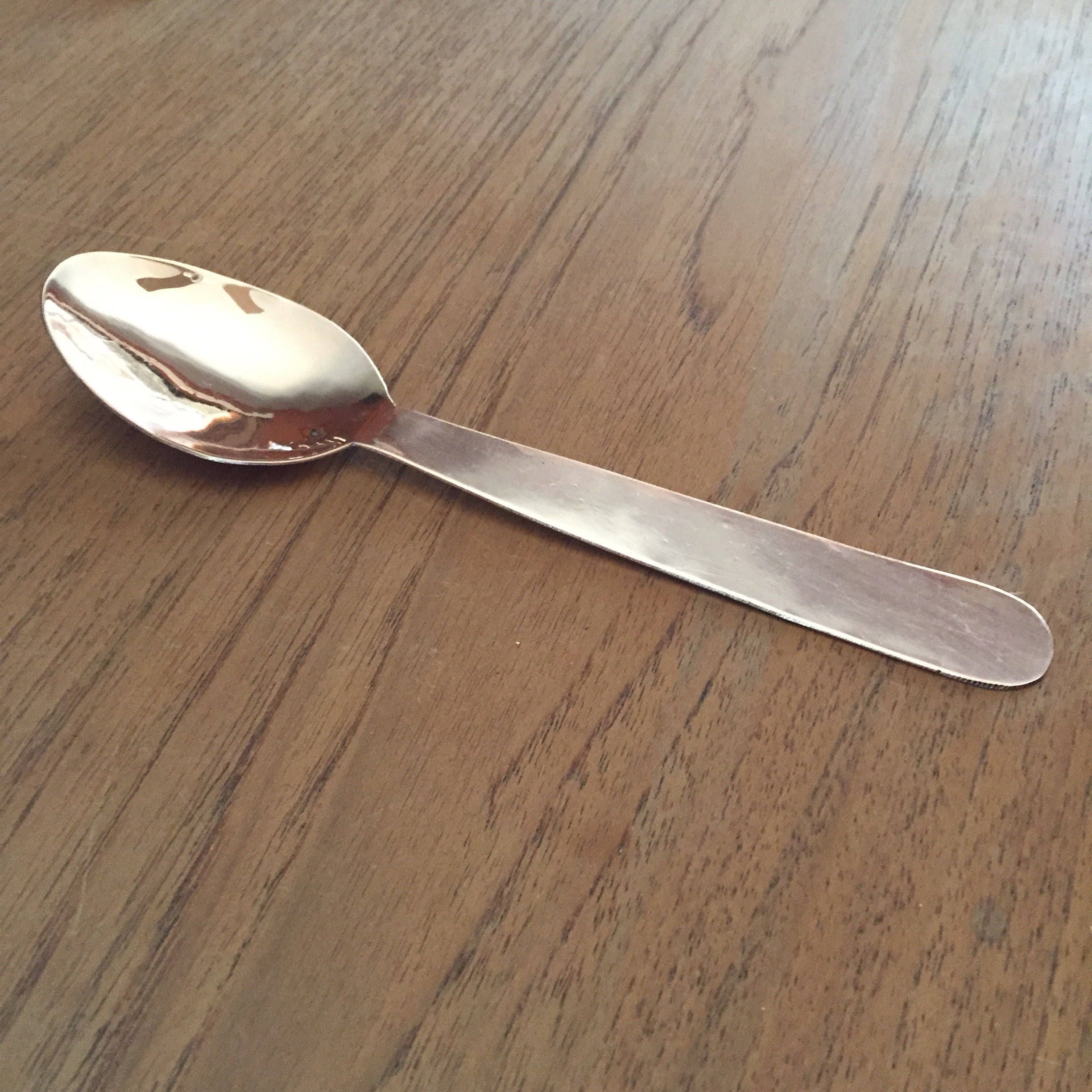 Pure copper spoon 9 3/4 length