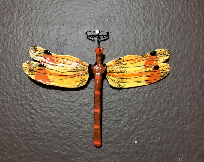 Paper Maché Dragonfly Wall Ornament from Izamal, Yucatán, Mexico