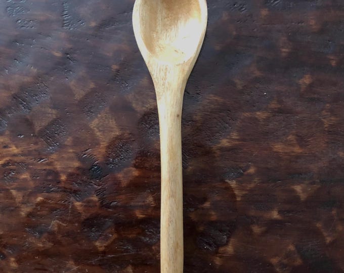 Hand Carved 7” Mesquite Serving Spoon from Guerrero, Mexico