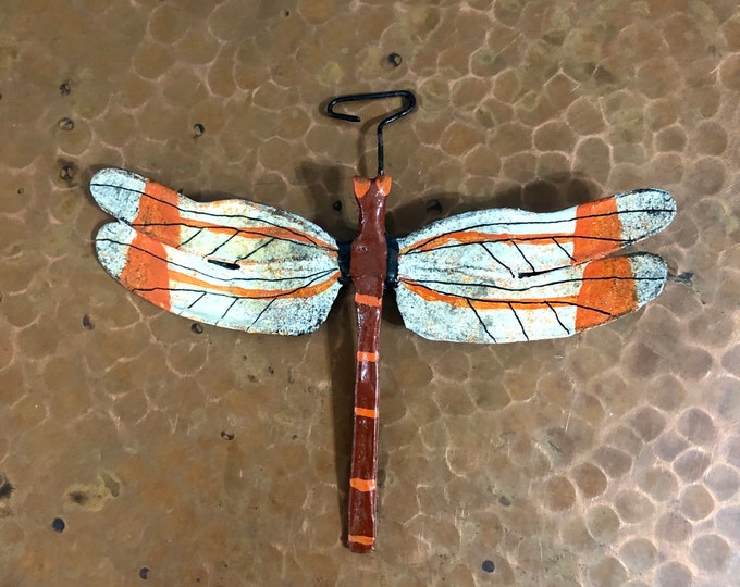 Handcrafted Paper Mache Dragonfly Ornament