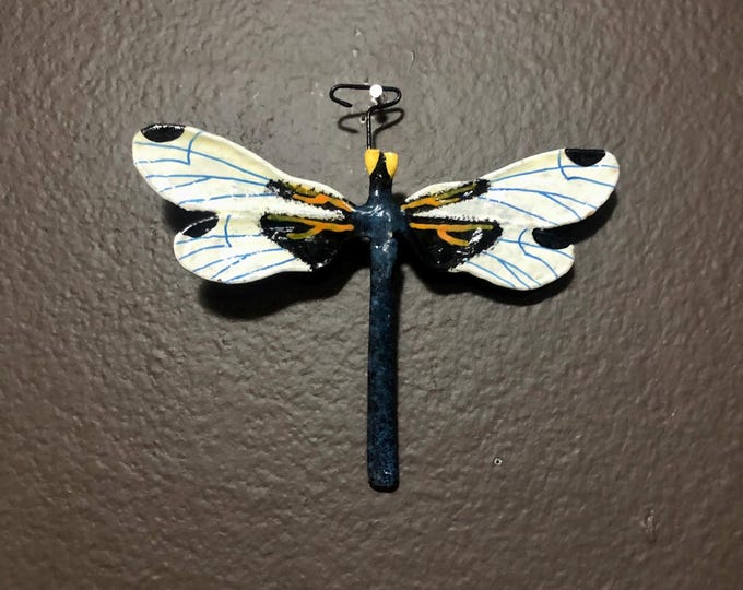 Paper Maché Dragonfly Wall Ornament from Izamal, Yucatán, Mexico