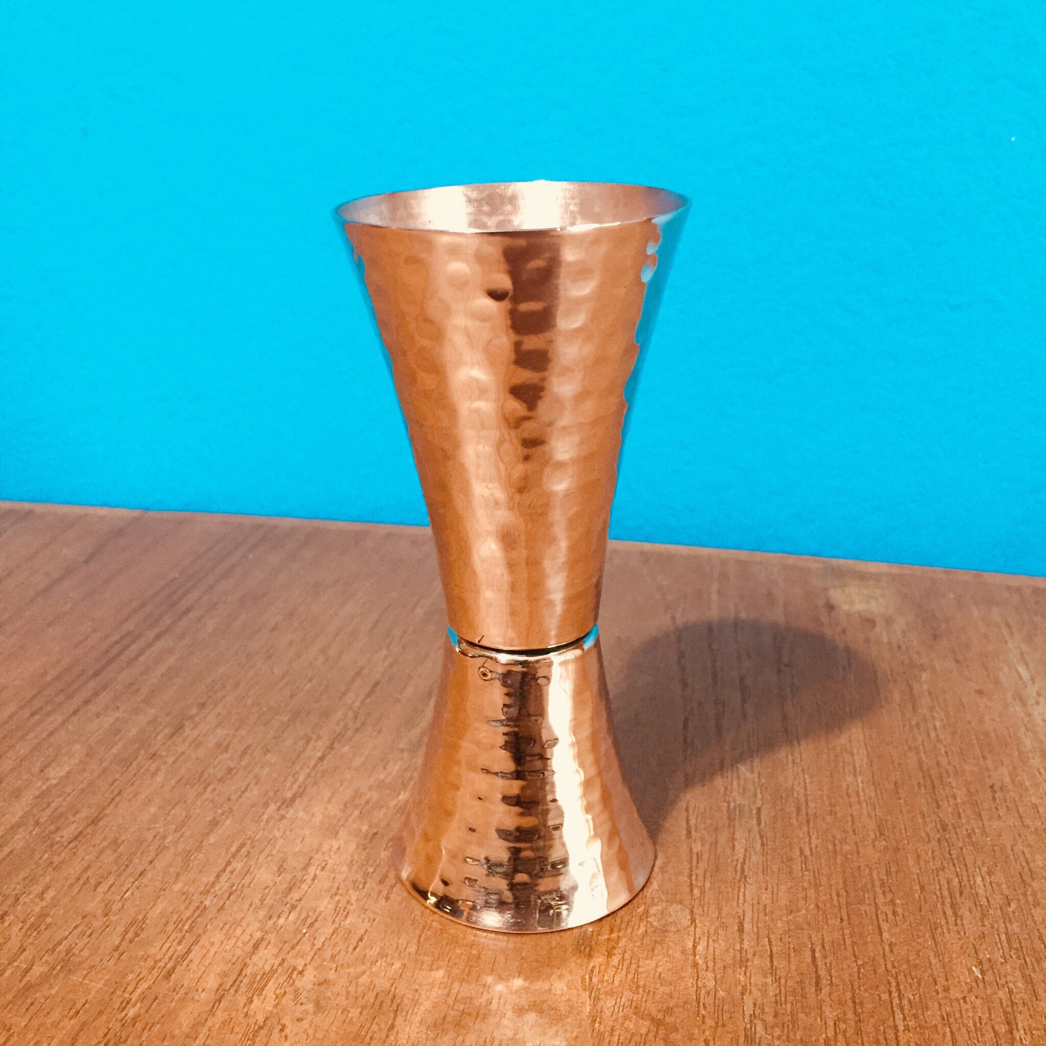 Pure Hammered Copper Jigger 1 oz/2 oz