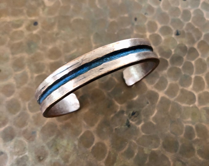 Hand Hammered Copper Cuff Bracelet