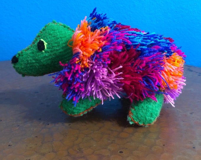 Hand Sewn Stuffed Animal Porcupine Plush Toy