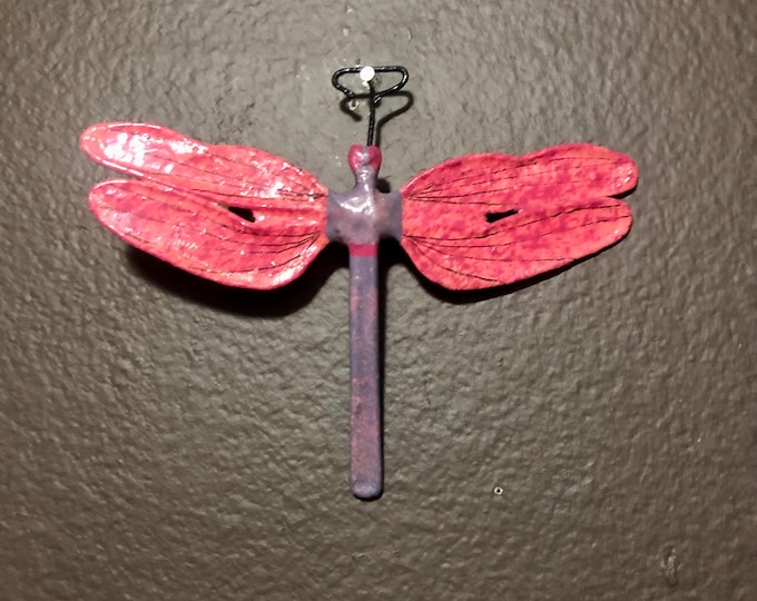 Paper Maché Dragonfly Wall Ornament from Izamal, Yucatán, Mexico