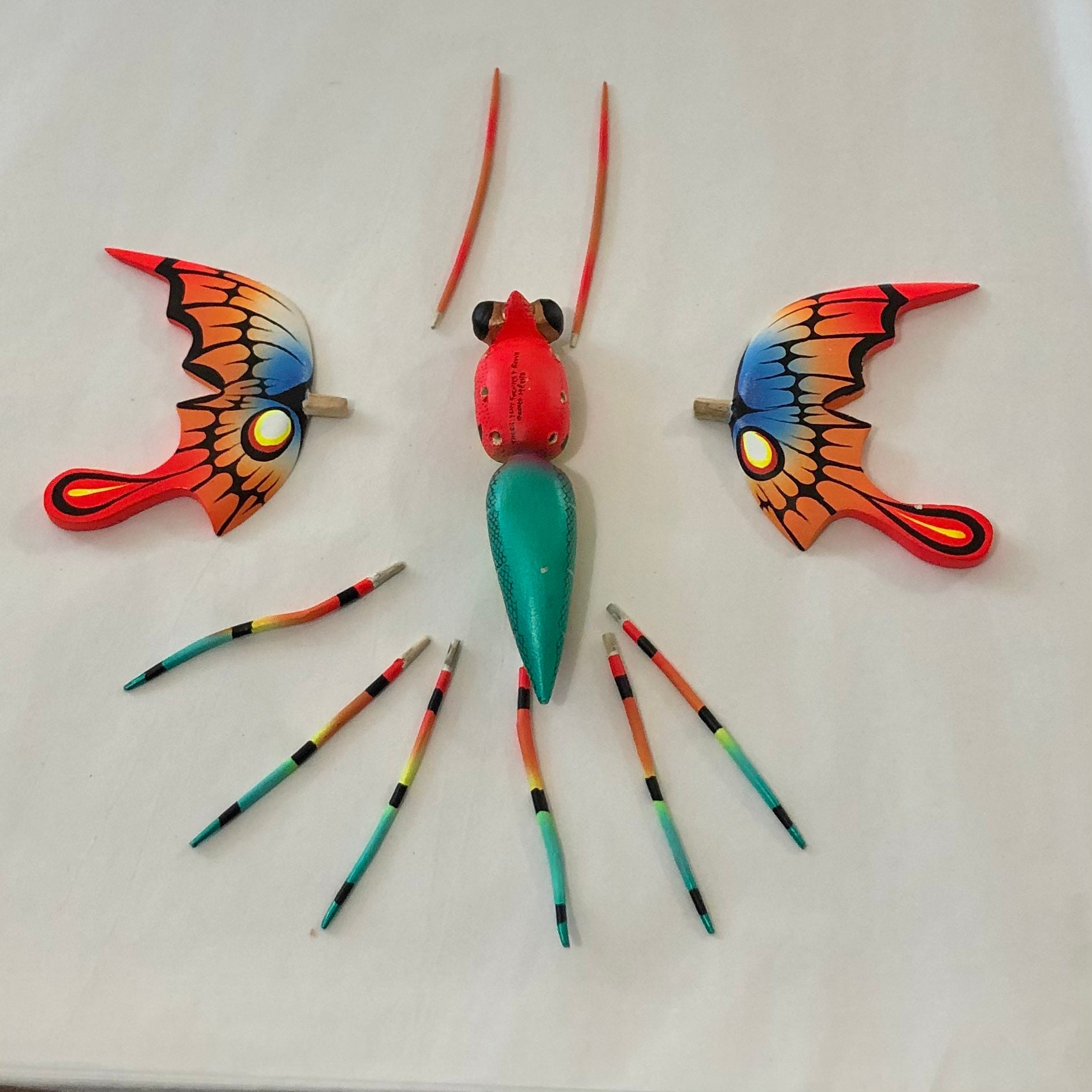 Alebrije Monarch Butterfly Handcrafted Wood Carving by Zeny Fuentes ...
