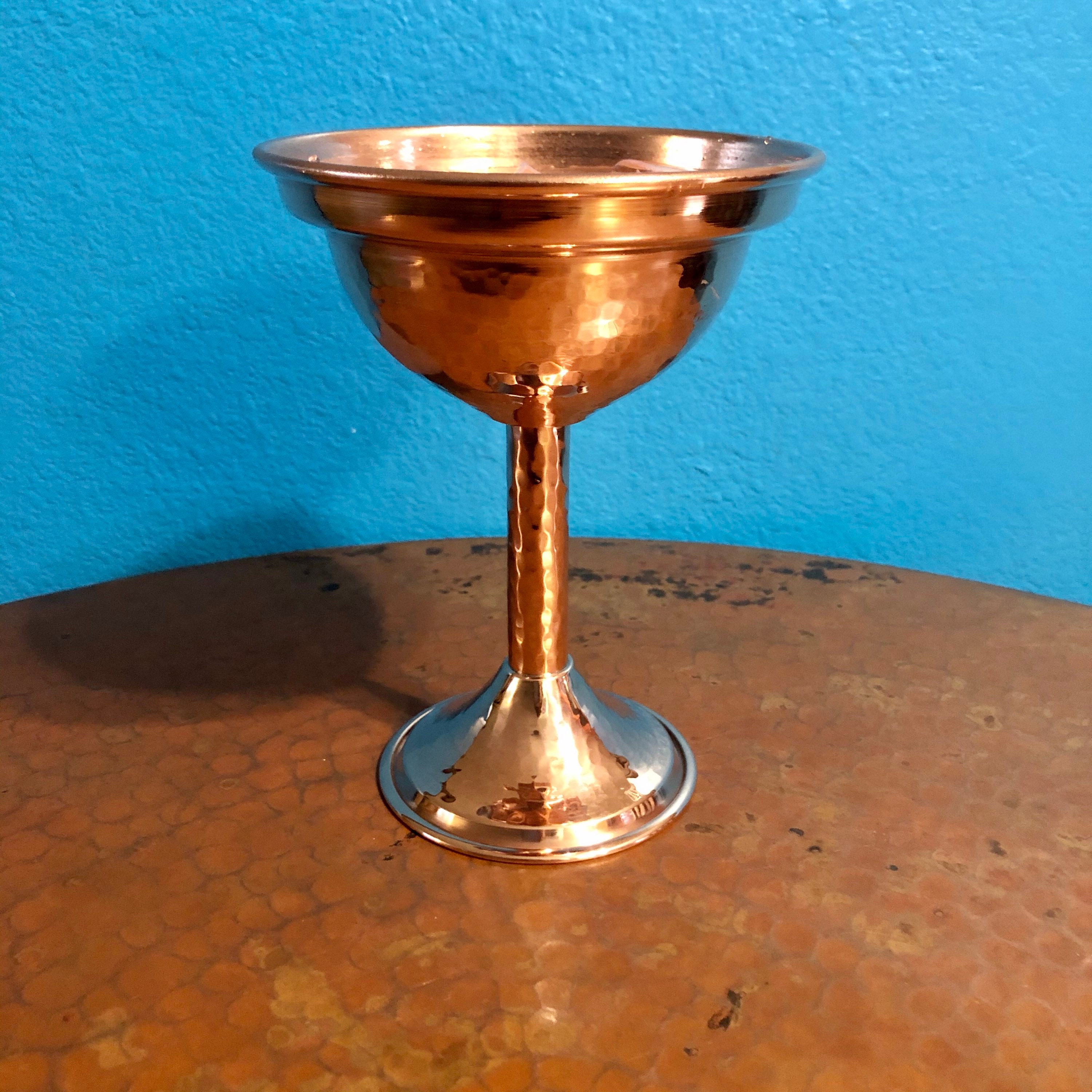 10oz Hammered Copper Chalice