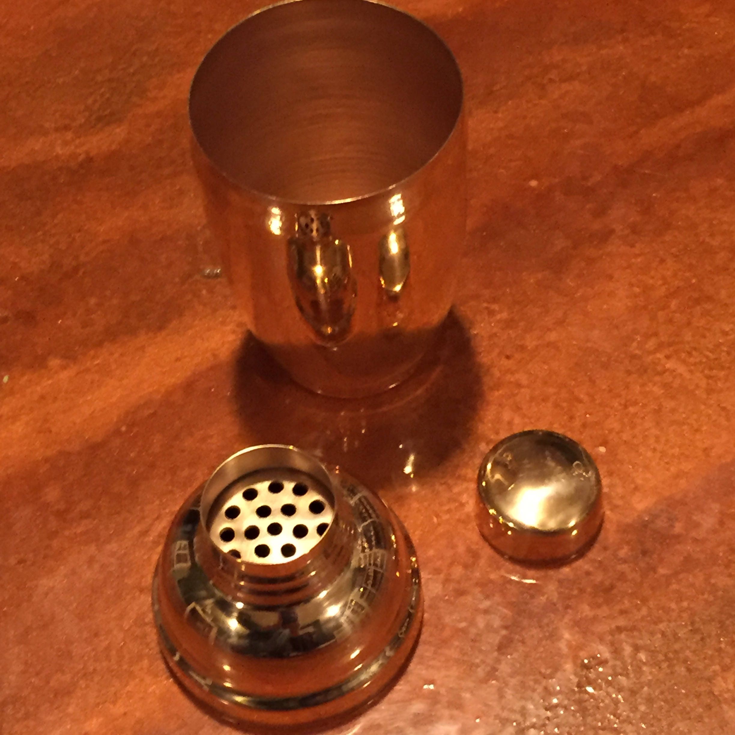 Pure Copper Cobbler Cocktail Shaker Small