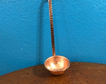 Pure Hammered Copper 2oz Ladle