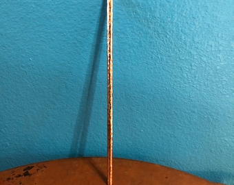 Reusable Hammered Copper Straw - 10 1/4”