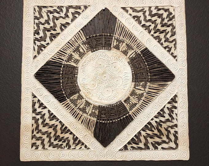 Handmade Amate Bark Paper Wall Art: Traditional Mexican Folk Art