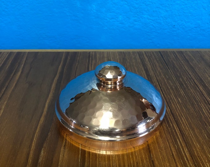 Copper Lid for our 16oz Moscow Mule Hammered Copper Straight-sided or Barrel Mugs