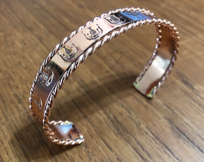 Pure Copper Adjustable Cuff Bracelet