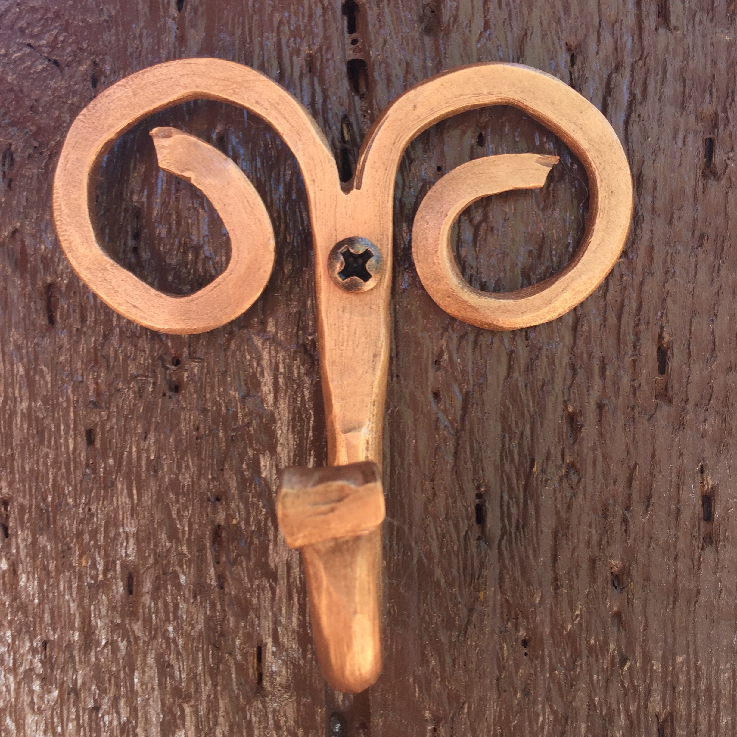 Handcrafted Pure Copper Wall Hook Decorative Coat Hooks