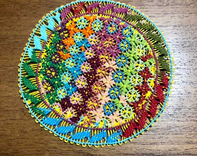 Ñandutí Lacework Art from Itauguá, Paraguay (4.5”)