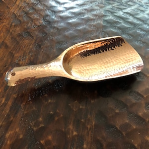 Hammered Copper Ice Scoop