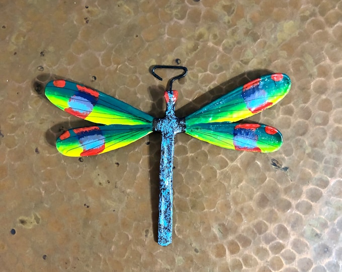 Handcrafted Paper Mache Dragonfly Ornament