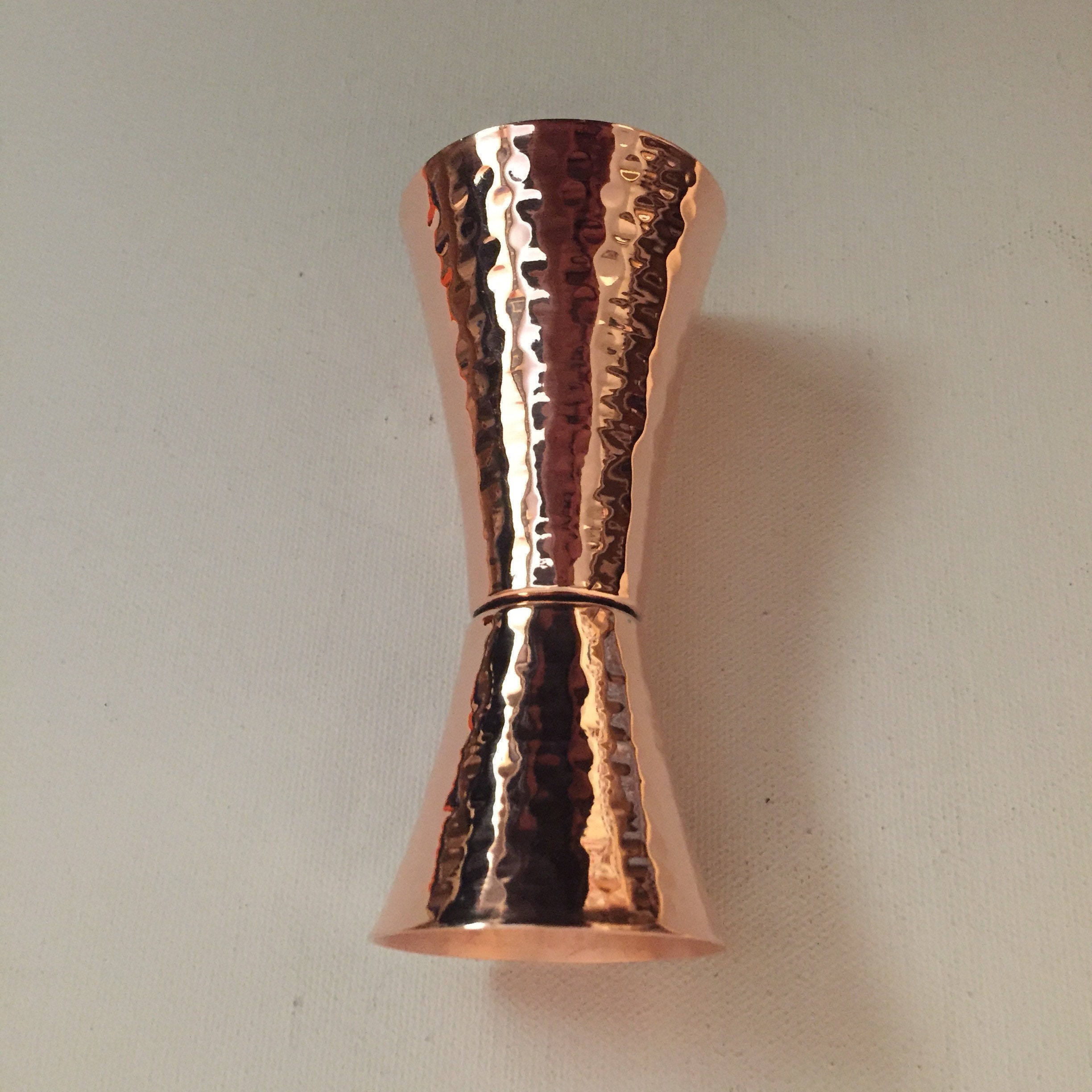 Pure Hammered Copper Jigger 1 oz/2 oz
