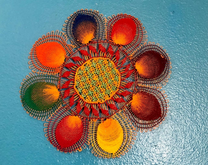 Ñandutí Lacework Art from Itauguá, Paraguay (10.5”)