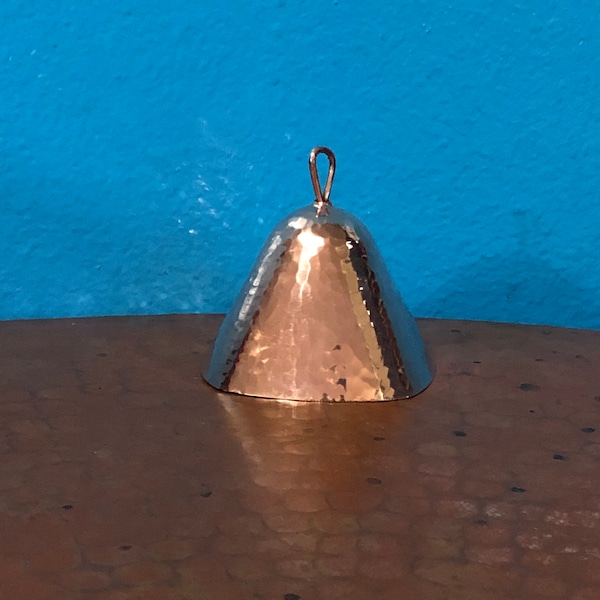 Campanaccio in rame martellato puro (2,5")