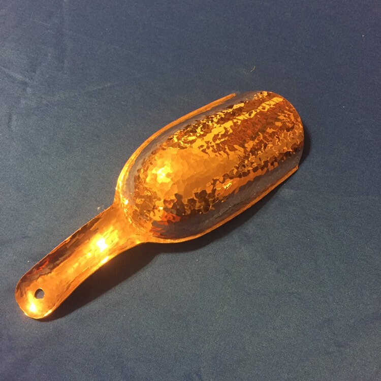 Hammered Copper Ice Scoop