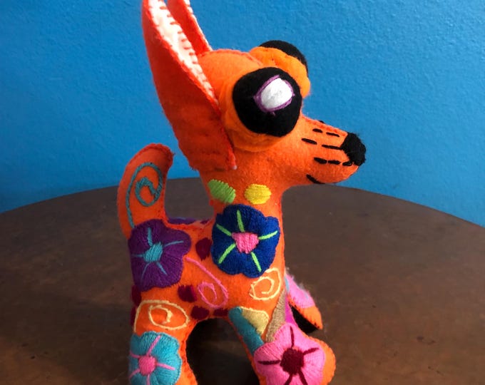 Hand Sewn Stuffed Animal Dog Plush Toy
