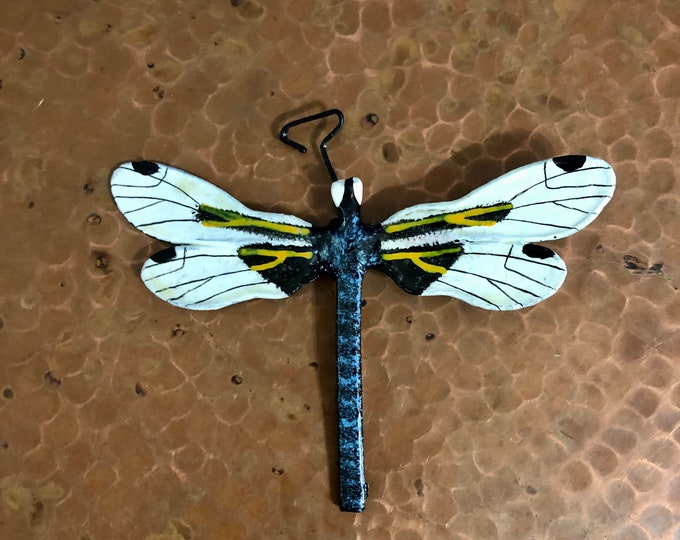 Handcrafted Paper Mache Dragonfly Ornament