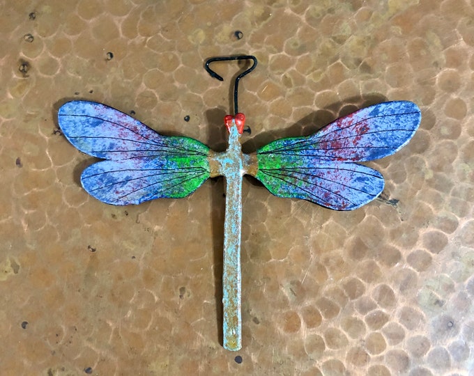 Handcrafted Paper Mache Dragonfly Ornament