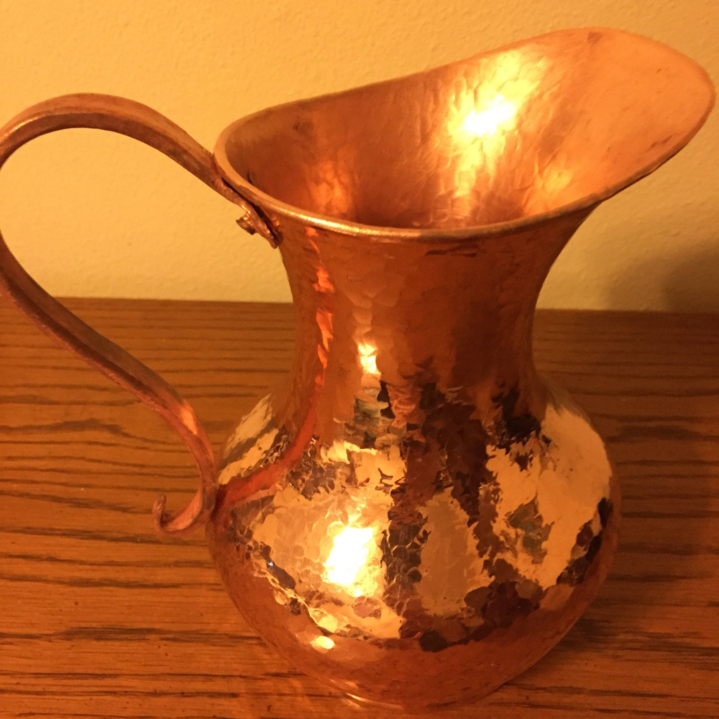 Hammered Copper Pitcher 1.5 Liters, 100 pure copper