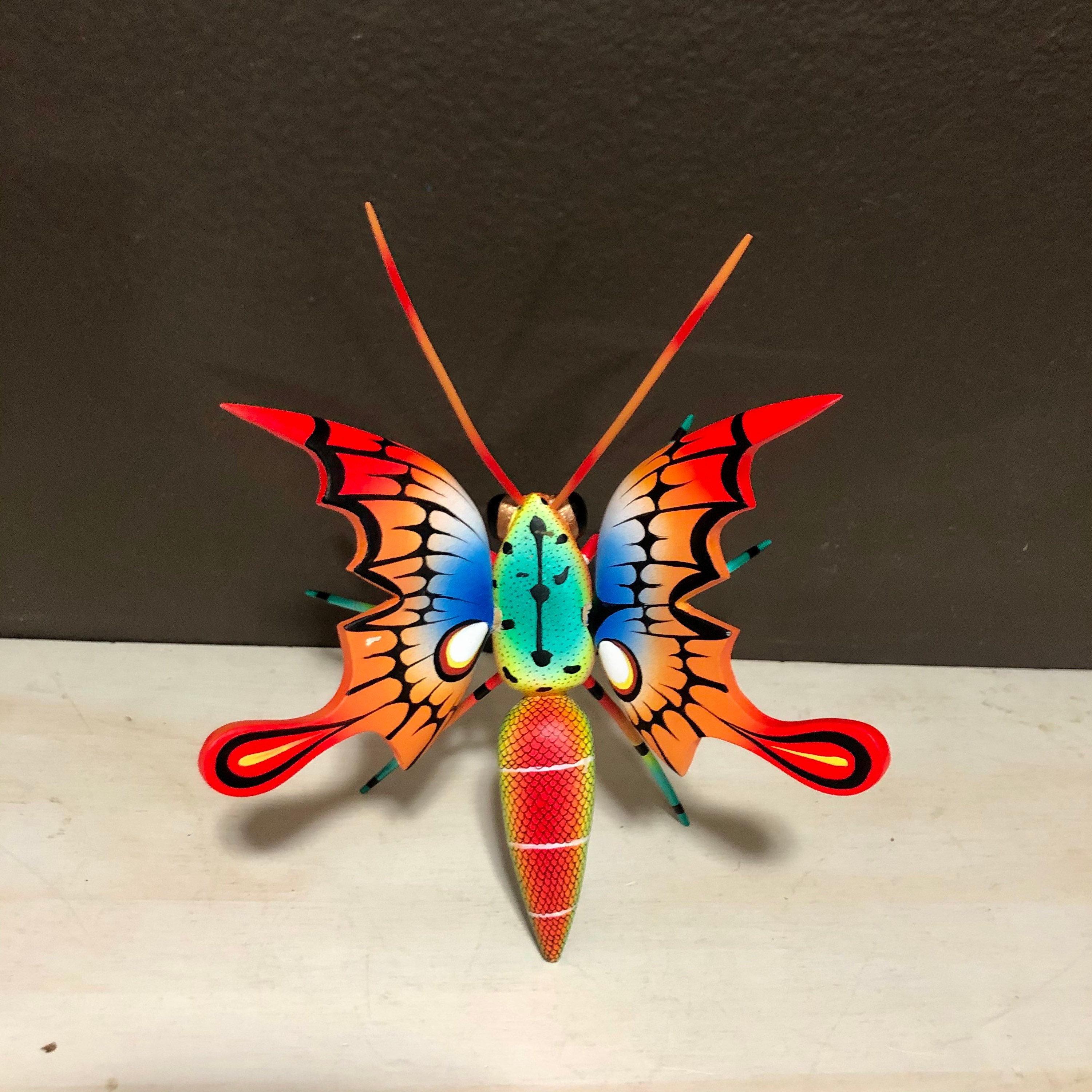 Alebrije Monarch Butterfly Handcrafted Wood Carving by Zeny Fuentes ...