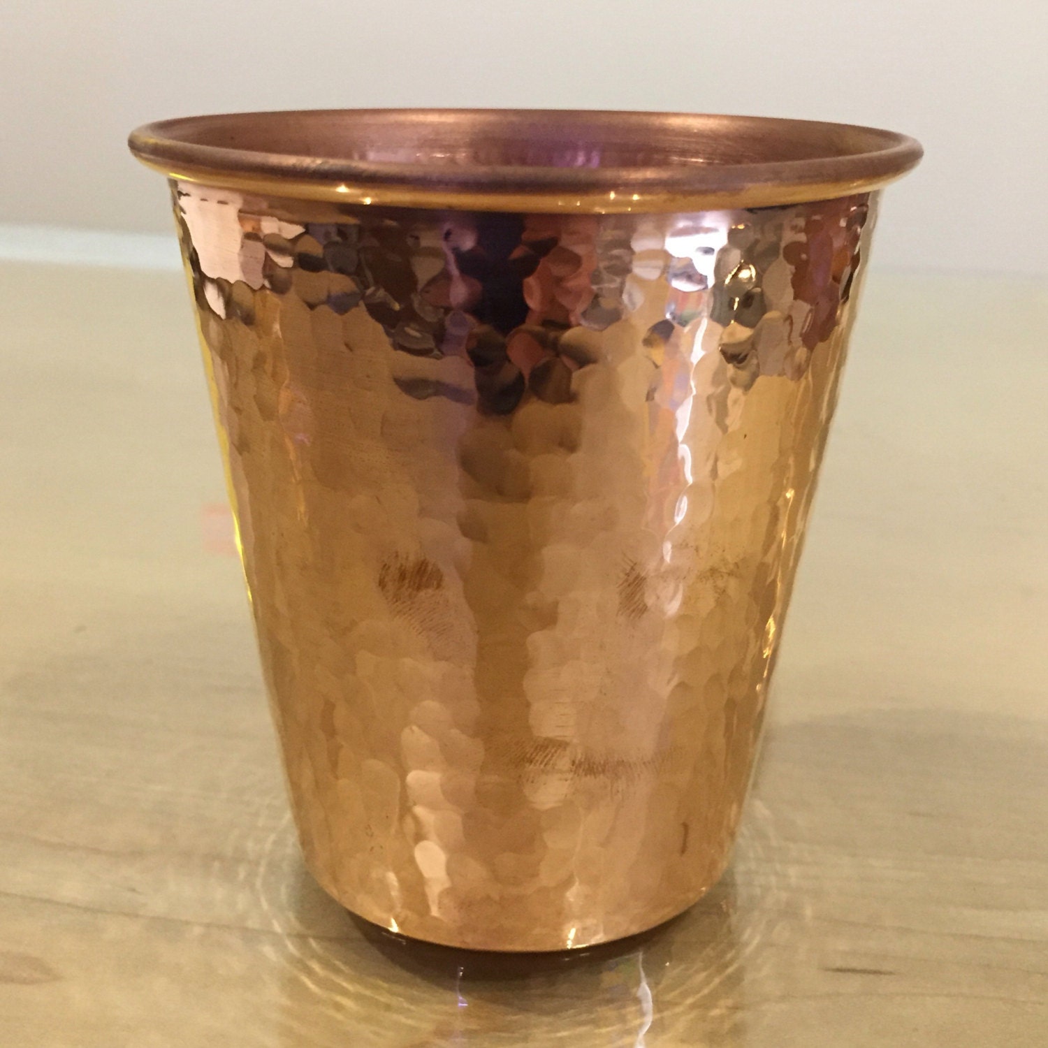 2-pack of 14oz Moscow Mule Hammered Copper Tumbler