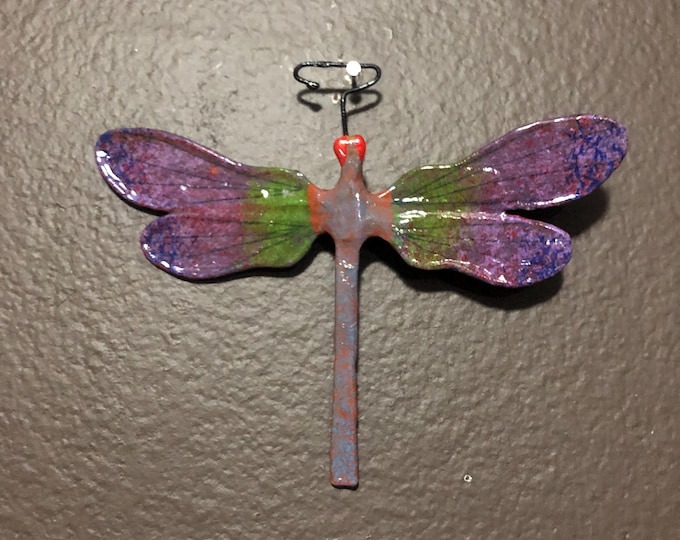 Paper Maché Dragonfly Wall Ornament from Izamal, Yucatán, Mexico