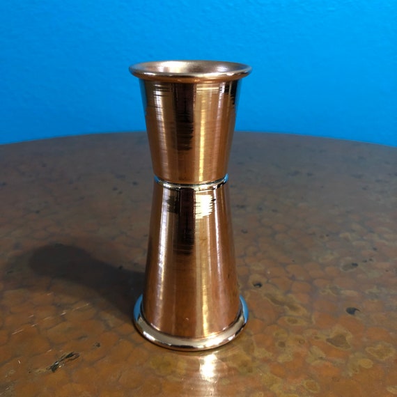Jigger en cuivre pur fabriqué à la main 1oz/2oz -  France